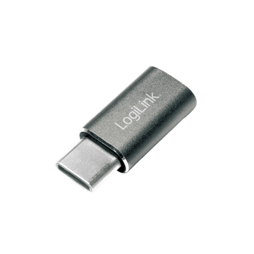 LogiLink USB 2.0 Type-C na Micro-USB adapter, srebrni - za MacBook, Smart