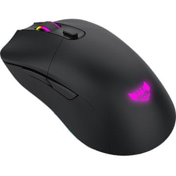 Gaming miš Morpheus bežična-žična / RGB (16,8M boja) / max DPI 10K / optička / mat UV premaz (crna)