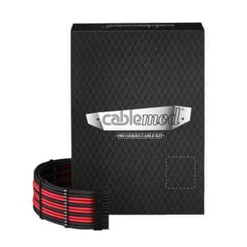 slomart Cablemod CM-PCSI-FKIT-NKKR-R interni kabel za napajanje, Crveni/Crni