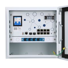 Extē Extralink Minos PoE switch, 8x RJ45 1000Mbps, 2x SFP, 200W, L2, aktivno hlađenje, bijeli