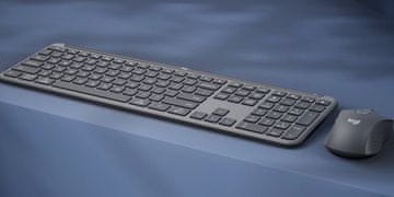 slomart Logitech Signature Slim MK950 for Business tipkovnica i miš, grafitna