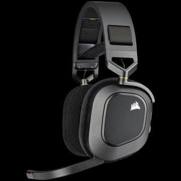 Corsair Corsair HS80 RGB Wireless gaming slušalice, bežične