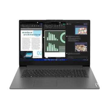 Lenovo Prijenosno računalo V17 G4 IRU i5-13420H 17.3"FHD AG 300nit IPS 16GB SSD512 Intel IrisXe Cam720p FPR 45Wh W11Pro željezno sivo 3G Na lokaciji