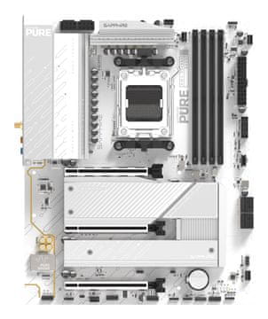 Sapphire Sapphire PURE B850A WIFI 7 ATX matična ploča Socket AM5
