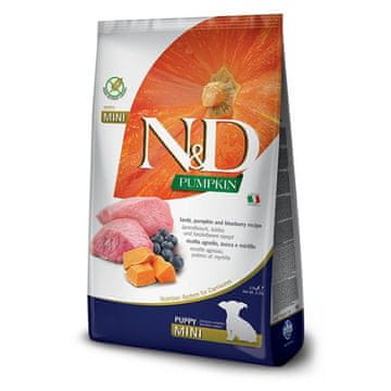 Farmina N&D GF PUMPKIN LAMB & BLUEBERRY PUPPY MINI 2,