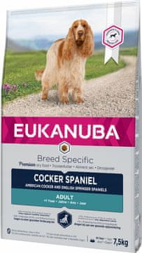 Eukanuba Dog Dry Breed Specific suha hrana za pse svih pasmina, koker španijela, 7,5 kg
