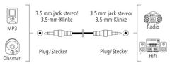 Hama Jack 3,5 - kabel od 3 m 205115