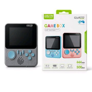 Green Lyca GameBOX 666v1 Igraća konzola – 666 ugrađenih retro igara – Siva