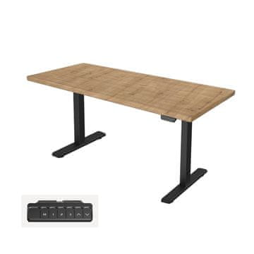 UVI LITE V2 električni stol Chalet Oak i crni okvir