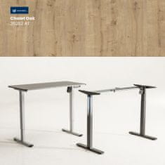 UVI LITE V2 električni stol Chalet Oak i bijeli okvir 139 x 68 x 2,5 cm