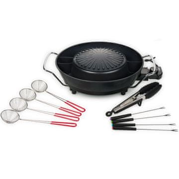 Tristar Korejski roštilj PZ-9131 Električni Hot Pot Ø 24 cm 1800W 3l