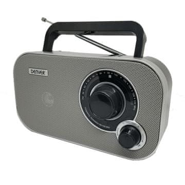 Denver Analogni FM radio Siva i crna