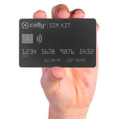 CELLY SIM komplet, adapteri za SIM kartice, pakiranje od 3 komada