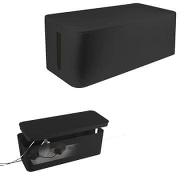 LogiLink Kabelska kutija - Skriveni kabel L Crna