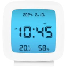 LogiLink Digitalni budilnik s datumom, temperaturom i vlagom