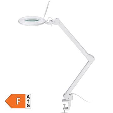 Goobay povećalna 1,75x 10W 800lm LED bijela radna stolna prigušiva svjetiljka