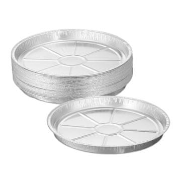 Northix Okrugli aluminijski pladnjevi u setovima od 25 komada