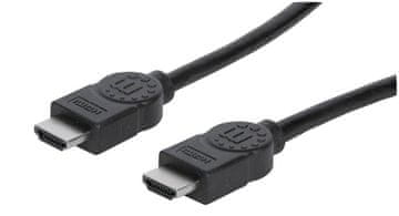 Manhattan 2 m crni HDMI kabel s Ethernetom
