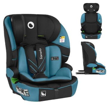 Lionelo Levi Fix dječja autosjedalica, i-Size, 76-150 cm, plava
