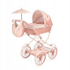 DeCuevas KOLICA ZA LUTKE s kišobranom Tulipe Toys 81074