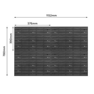 Kistenberg Ploča za alat u radionici 1152 x 780 mm, zidna