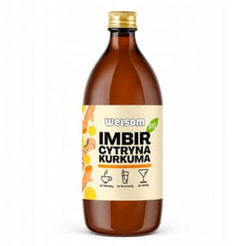 WELSOM BIO Đumbir Limun Kurkuma 500 ml
