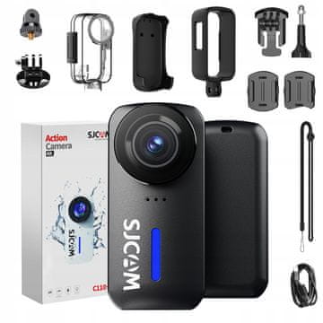 SJCAM C110+ Crna 4K30FPS 20MP Vodootporna Wi-Fi žiroskopska akcijska kamera