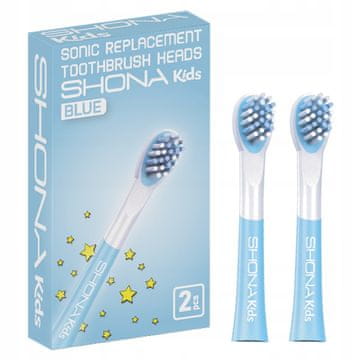 GLAVA ČETKICE ZA ZUBE ZA SONIČNE ČETKICE ZA ZUBE kido VISION plava original 2 kom
