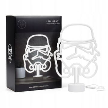 MB Neonska LED lampa STAR WARS Stormtrooper USB za obožavatelje Star Warsa