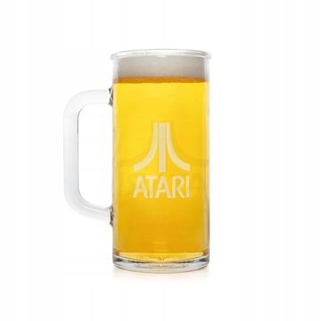 MB Krigla za pivo 1 pinta s Atari logotipom, službena licenca Čaša za pivo 600 ml