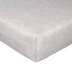 KOMA Jersey plahta s uzorkom 160x200 Parylux | do 20 cm | 5 boja | Siva