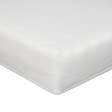 KOMA Jersey plahta s uzorkom 160x200 Parylux - bijela