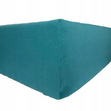 Jersey Delux čaršaf s elastičnom trakom - Aqua 60x120 s gumicom, polirani proizvod