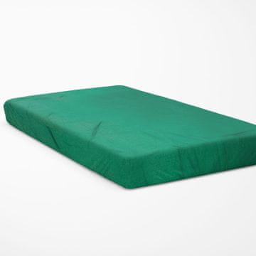 Luksuzna jednobojna plahta - svijetlo zelena 180x200 s elastičnom trakom