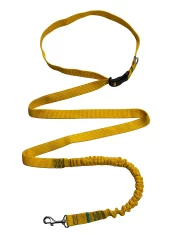 Povodac za pse s amortizerom 380 cm ŽUTI Podesivi HandsFree Proizvedeno u Poljskoj