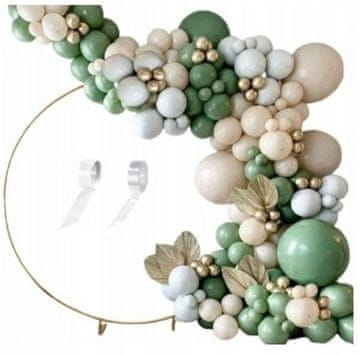 Set balonskih ukrasa za rođendane, zavjesne zidove, XXL 137E, krštenje