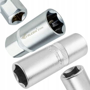 Ključ za svjećice šesterokutni 1/2" 21 mm 6 kutova