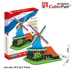 Bic 3D slagalica Nizozemska vjetrenjača cubicfun 71 dio MC219H 8+