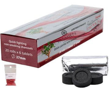 Ugljen Yasmeen Bakhoor 1 kutija 120 kom - 27 mm
