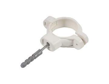 Tycner držač cijevi plastični bijeli 32 mm 1 kom.