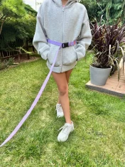 Povodac za pse s amortizerom 480 cm WRZOS podesivi handsfree, proizvedeno u Poljskoj