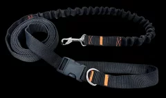 Povodac za pse s amortizerom 480 cm CRNA Podesivi HandsFree Proizvedeno u Poljskoj