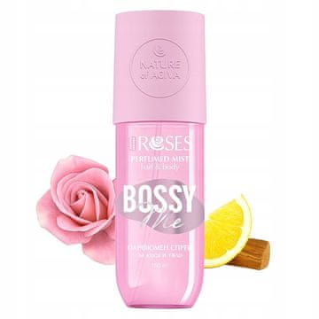 150ml sprej za tijelo i kosu Ruža Bergamot Prekrasan miris Proljeće Ljeto