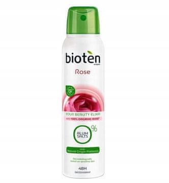 Bioten sprej protiv ruže 48h, miris ruže, veganski, bez alkohola i aluminija 150 ml