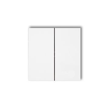 Karlik komplementarni proizvodi bijeli Dvostruki ključevi za DECO, ICON, FLEXI, MINI prekidače (set od dva) DKL-2