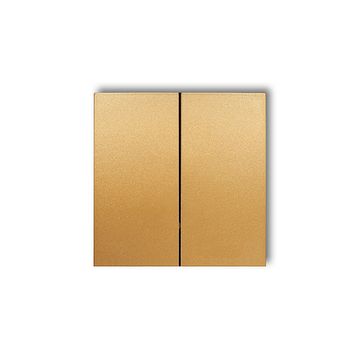 Karlik komplementarni proizvodi zlatni Dvostruki ključevi za DECO, ICON, MINI prekidače (set od dva) 29DKL-2