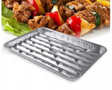 Aluminijski pladanj za roštilj 4 kom 34x23cm