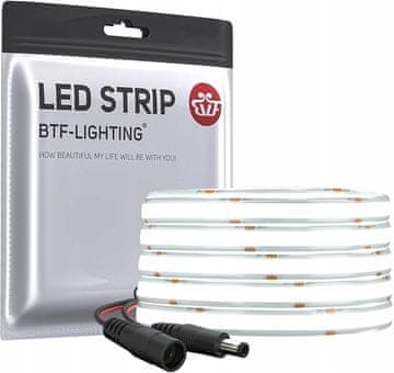 COB LED traka 5m 6000K DC24V 10W/m hladno bijela Ra>90