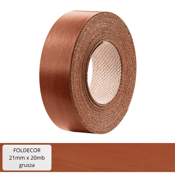 Rubni trak za namještaj od melamina boje kruške s vrućim ljepilom 21 mm (20 m)
