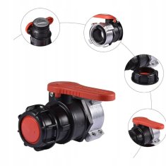 Univerzalni adapter za kuglasti ventil za IBC bačvu 75 mm DN50